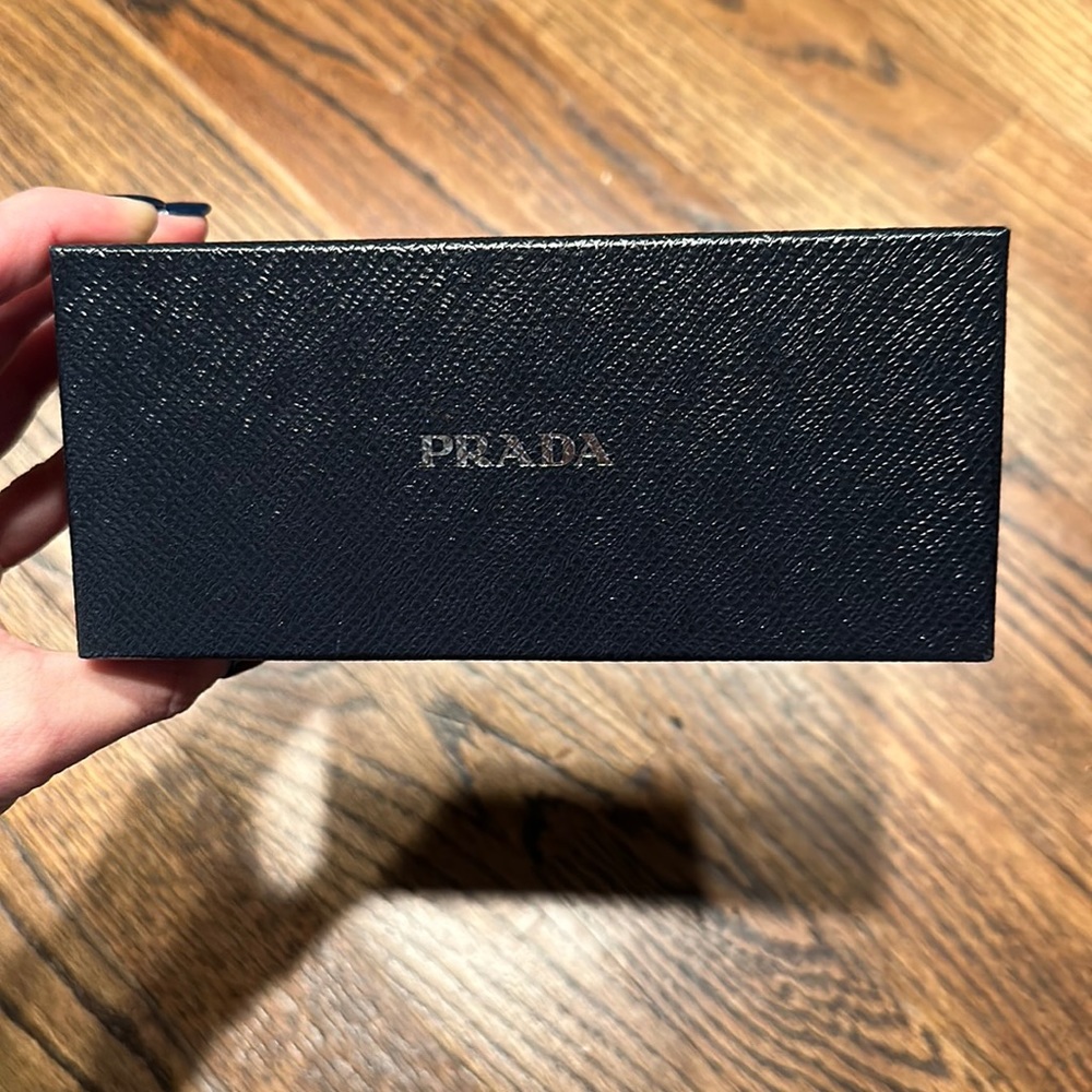 Prada glasses box. Black.